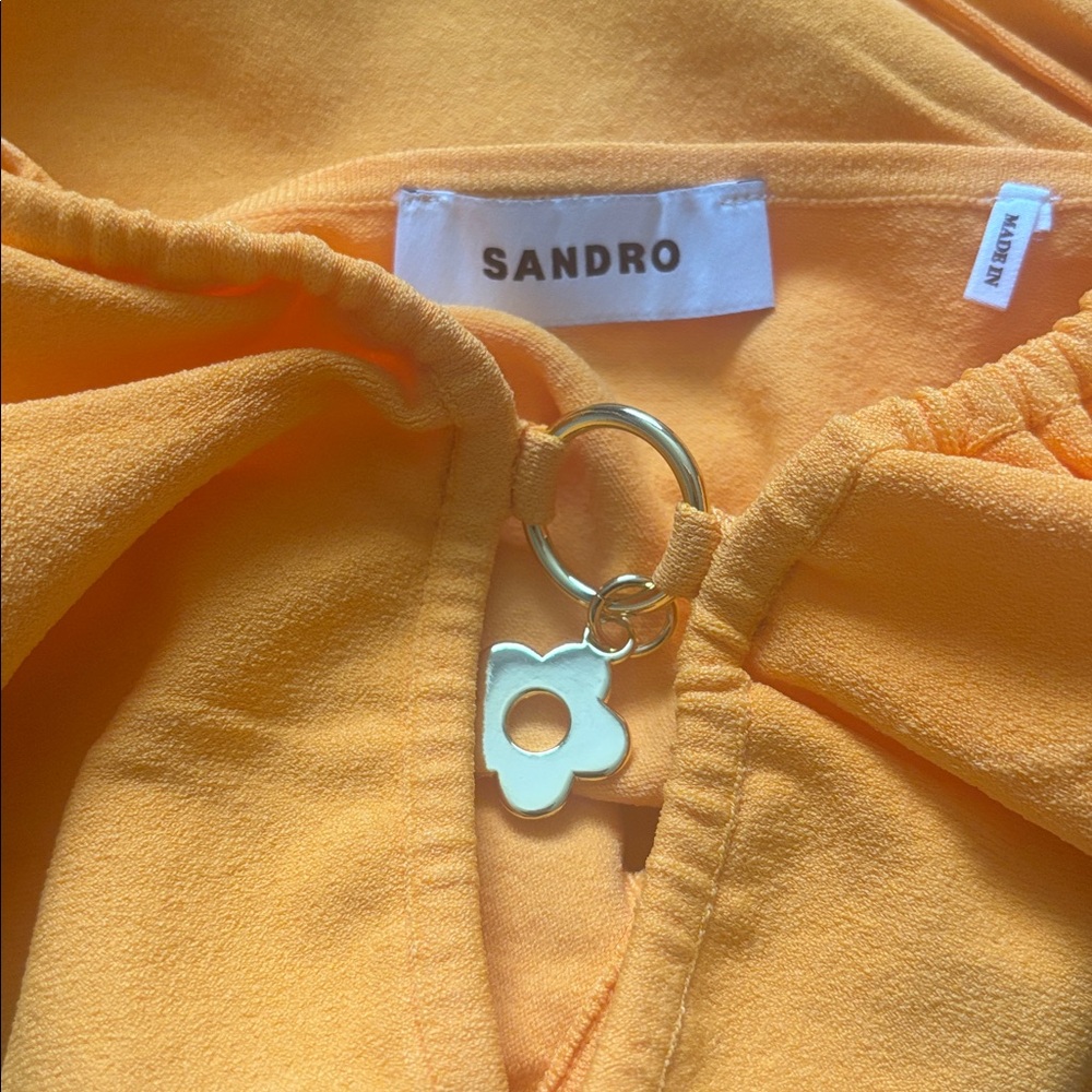 Sandro Yellow One-Piece Bodysuit 3 large New - Picture 6 of 7